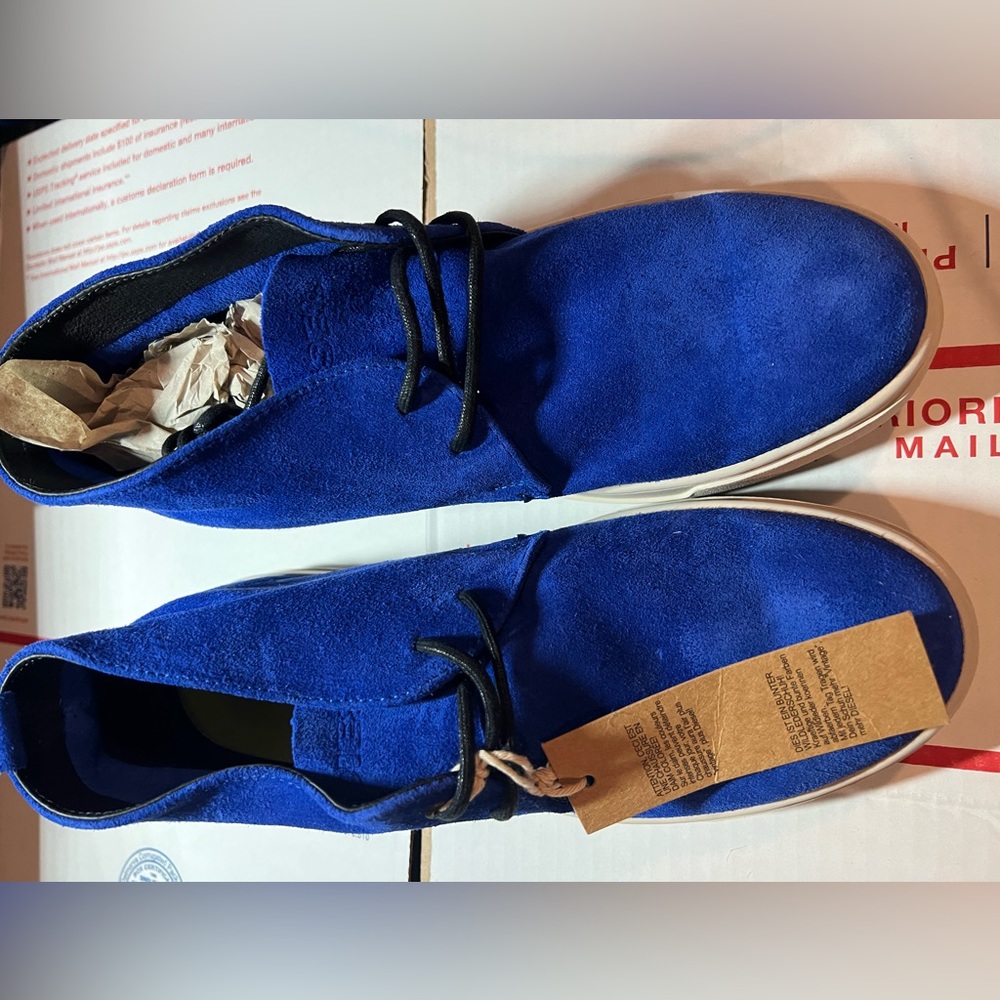 New DIESEL Drive Time, Herren Sneaker Low-Tops Boots Royal Blue Size 7.5